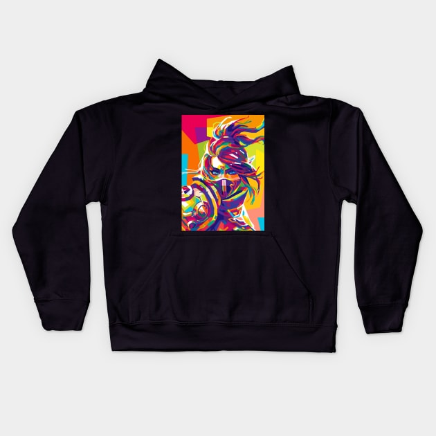 templar assassin Kids Hoodie by mrcatguys